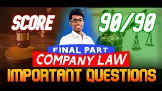 COMPANY LAW | IMP. QUESTIONS | B.COM P/H | FINAL PART | DU SOL/REGULAR SEM-2 | SINGHA ACADEMY