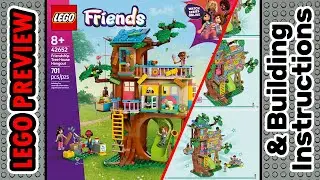 PREVIEW: 42652, LEGO FRIENDS, Friendship Tree House Hangout & Building Instructions! LEGO 2025