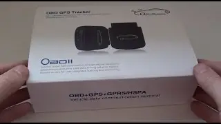 OBD2 Port Car Vehicle Tracking Device With No Annual Subscription - Box Opening