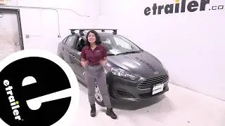 etrailer | DIY 2019 Ford Fiesta Installation for the Inno Aero Roof Rack for Naked Roofs
