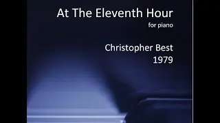 Christopher Best At The Eleventh Hour