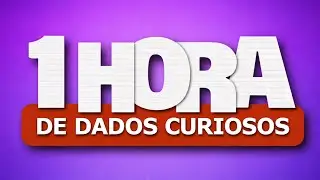 1 HORA DE CURIOSIDADES ALEATÓRIAS – Especial Fatos Insanos 🤯🧠⏱️