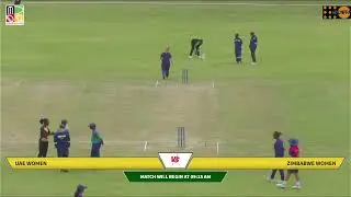 Zimbabwe Women vs UAE Women - 1st WODI