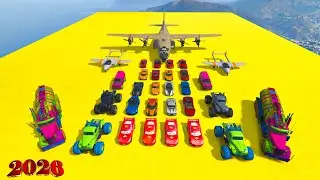GTA 5 Last Hero Standing 🦸🚗 | Spider-Man, Captain America & All Heroes Mega Ramp (2026)