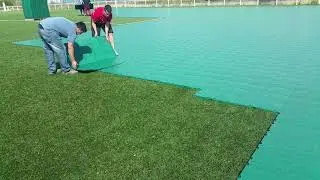 Install Turf protection flooring T-03