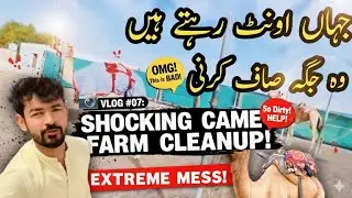 Aj is Jaga Ki Safai Karni Hai Jahan Camel Rehte Hain 🐪 | Amir Ali Vlog