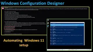Windows Configuration Designer: Creating viewer requested Windows setup automation package 13