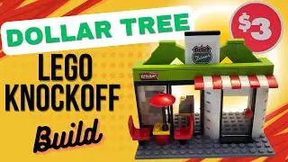 HOW TO build the Diner $3 Lego Knockoff set from Dollar Tree!