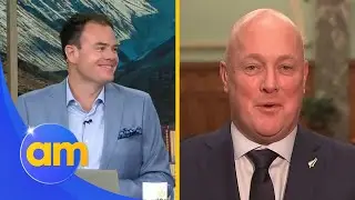 New Zealand PM's CHEEKY 90-day trial dig at new TV host | AM