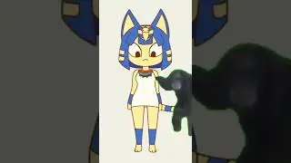 MONKE kill ankha 😂 #antifurry