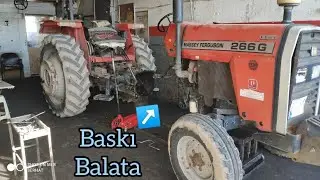 EMEKTAR REİSE SANAYİ YOLU GÖZÜKTÜ /  İKİYE BÖLDÜLER  / MF 266 GOLD BASKI BALATA DEĞİŞİMİ