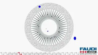 Coalescing and separation process in a filter/water separator