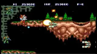 [TurboGrafx-16 | PC Engine Игры] Hyper Dyne Side Arms Полное прохождение