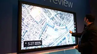 Windows 8 on 82-inch display hands-on demo