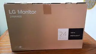 LG 24MR400 PC Monitor unboxing