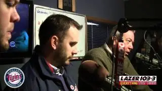 Minnesota Twins Caravan stops by the LAZER Studio - Part 1