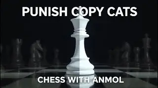 Punish Copy Cats. Insane chess trap win in 5 moves!!