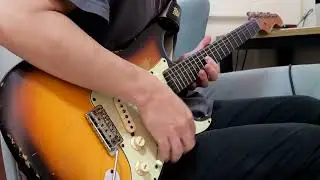 Frusciante style - unison of guitar
