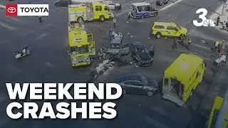 Deadly crashes over the weekend occurred during left turns