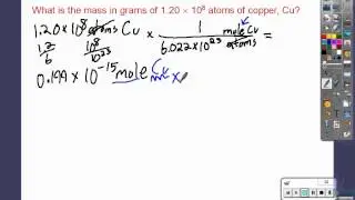 example of how to convert atoms to mass.avi
