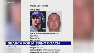 Search continues for missing Union High School football coach