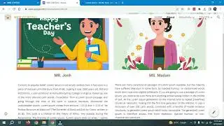 Google Site Menu