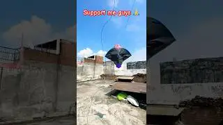 Kite flying from roof #viralvideo #kite #shortvideo #kiteflying #kites