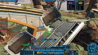SWTOR 7.5 PvP - A Lethality Operative walks into an arena with four Arsenal Mercs