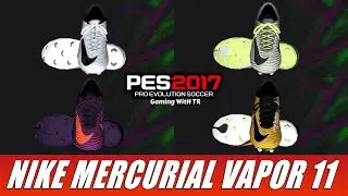 PES 2017 NEW NIKE MERCURIAL VAPOR 11 BOOTS UPDATE