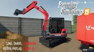 Farming Simulator 2019 LOXAM Mini Excavator - Ekskavatör v1.5 Mod FS19