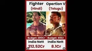 Fighter VS Opertion V movie comparison box office collection #viral #trending #shorts #fighter