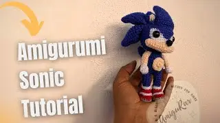 Amigurumi Sonic paso a paso, fácil y rápido, tutorial crochet