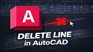 Как удалить линию в AutoCAD (2025)