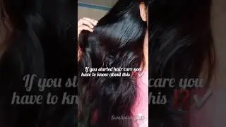 Hair care journey Hair porosity test How to grow hair Naturally#shorts​​#haircare​​#longhair​​