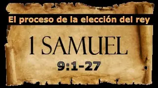 El proceso de la elección del rey  9/22/21