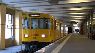 Berlin U-Bahn A3L92 Stock 574 and 575 at Rathaus Schöneberg