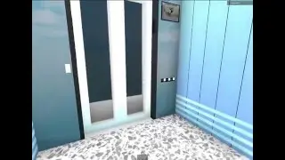 Riding some cool elevators in roblox!