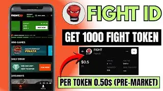 Fight Id Get 1000 Token || Per Reffer 100 Fight Instant | New Instant offer Today