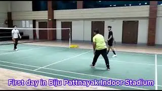 First day at Biju Pattnayak Indoor Stadium