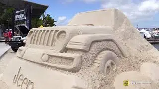 2019 Jeep Wrangler Sand Sculpture - Walkaround - 2019 Miami Boat Show