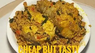 Fried Egusi with Mackerel Fish | Rich & Delicious