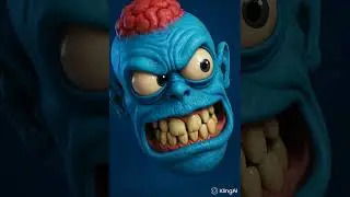 &ldquo;Grotesque Future Laughs | 3D Horror Comedy Monster (5s Loop)&rdquo;