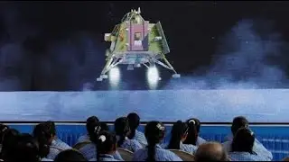 A more accurate video of the India Lunar landing.