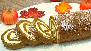 Легкий рулет из тыквы - как сделать идеальный торт из тыквенного рулета