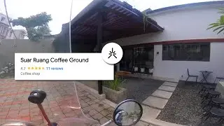 Jalan Ke Suar Ruang Coffee Ground di Depok.