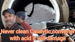 Never clean #Catalytic Converter with #Acid it Will #Damage Toyota corolla 1.3 Manual