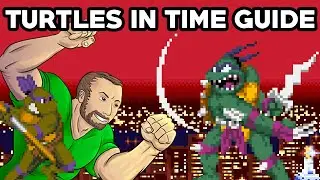 How to Defeat Slash - Super Nintendo TMNT 4 Turtles In Time Boss