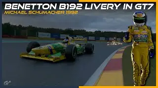 Michael Schumacher’s First F1 Win | Benetton B192 Recreation (GT7)