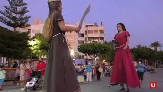Els Gegants de Benicarló actuen per Festes