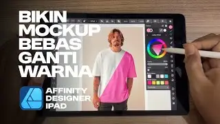 Bikin Mockup Kaos yang Bisa Ganti Warna di Affinity Designer iPad! Tutorial ala Dwiisme
